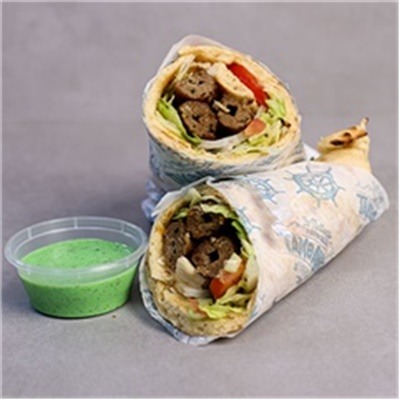 2pc Sheesh Kebab Wrap