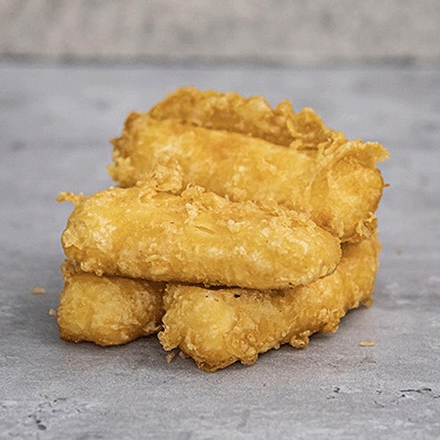 4pc Battered Halloumi Sticks (V)