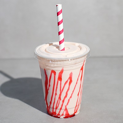Strawberry Shortbread Millionaire Milkshake