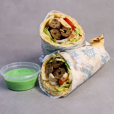 3pc Sheesh Kebab in Naan