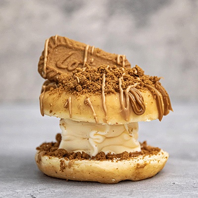 Biscoff Blast 'Ice Cream' Doughnut 